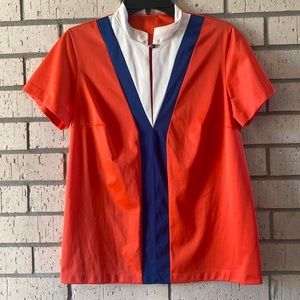 Vintage Gaymode 100% Nylon Pajama Sleep Shirt JCPenneyTop Size 34 Medium